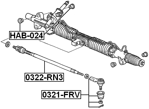 0322-RN3 - STEERING TIE ROD