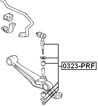 0323-PRF - FRONT STABILIZER LINK / SWAY BAR LINK