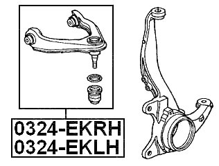 0324-EKLH - LEFT UPPER FRONT ARM