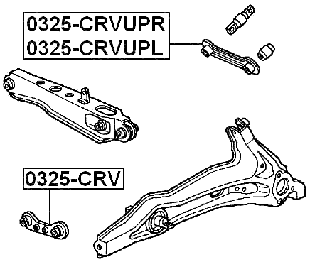 0325-CRVUPR - RIGHT REAR UPPER ROD