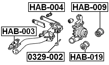 0329-002 - CAMBER ADJUSTING ECCENTRIC BOLT