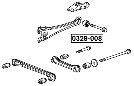 0329-008 - CAMBER ADJUSTING ECCENTRIC BOLT