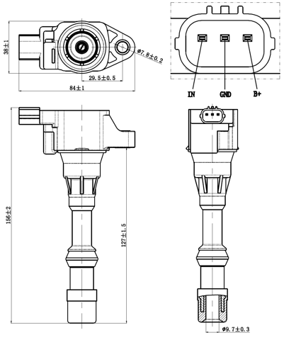 03640-003 - IGNITION COIL