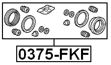 0375-FKF - FRONT BRAKE CALIPER REPAIR KIT (SET FOR TWO SIDES)