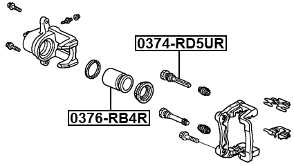 0376-RB4R - REAR CALIPER PISTON D40.4