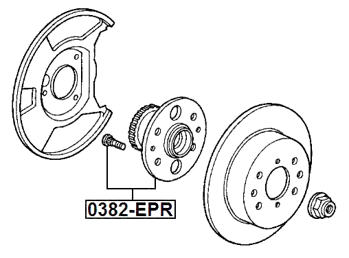 0382-EPR - REAR WHEEL HUB