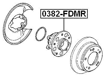 0382-FDMR - REAR WHEEL HUB