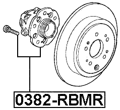 0382-RBMR - REAR WHEEL HUB
