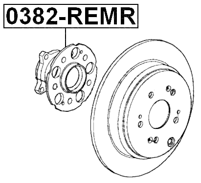 0382-REMR - REAR WHEEL HUB