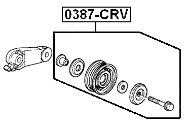 0387-CRV - PULLEY TENSIONER KIT