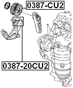 0387-CU2 - TENSION PULLEY