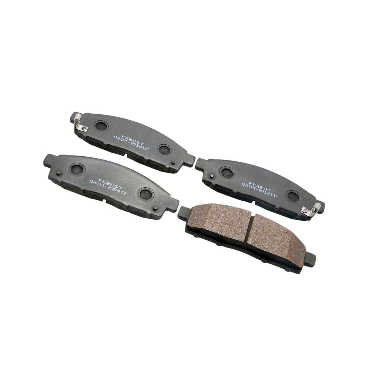 0401-KB4TF - PAD KIT, DISC BRAKE, FRONT Braking System, Brake Pads
