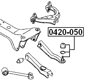 0420-050 - BALL JOINT REAR ARM