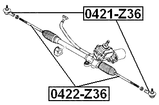 0421-Z36 - STEERING TIE ROD END