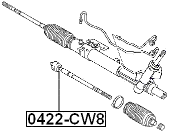 0422-CW8 - STEERING TIE ROD