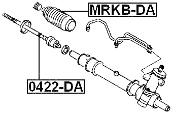 0422-DA - STEERING TIE ROD