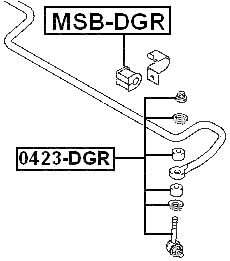 0423-DGR - REAR STABILIZER LINK