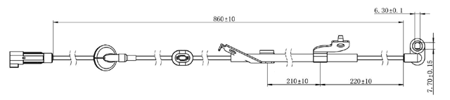 04606-003 - ABS SENSOR FRONT LEFT