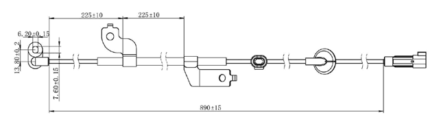 04606-004 - ABS SENSOR FRONT RIGHT