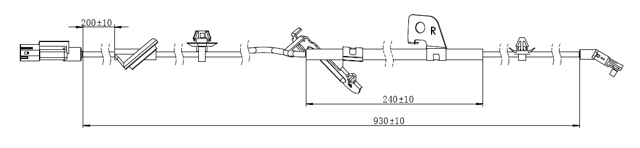 04606-008 - ABS SENSOR REAR RIGHT