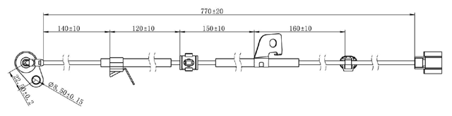 04606-024 - ABS SENSOR REAR RIGHT