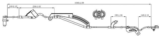 04606-026 - ABS SENSOR FRONT RIGHT