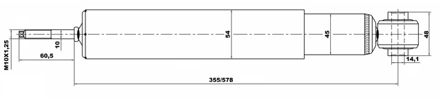 04650942R - REAR SHOCK ABSORBER