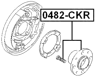 0482-CKR - REAR WHEEL HUB
