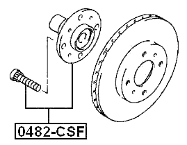 0482-CSF - FRONT WHEEL HUB