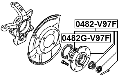 0482G-V97F - FRONT WHEEL HUB