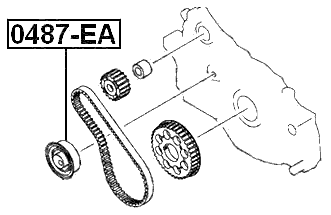 0487-EA - BALANCE SHAFT TENSION PULLEY