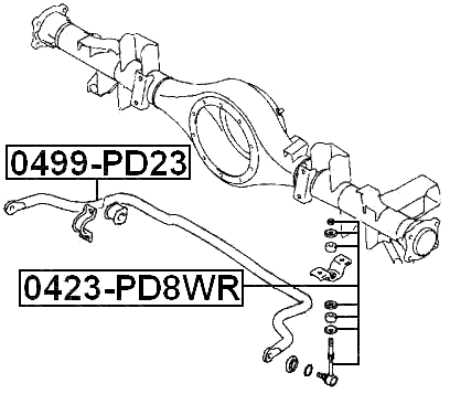 0499-PD23 - STABILIZER REAR