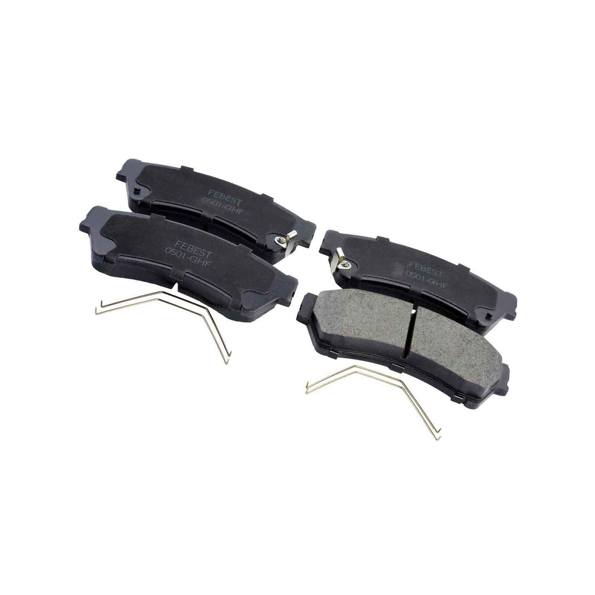 0501-GHF - PAD KIT, DISC BRAKE, FRONT - KIT (WITH ANTI SQUEAL SHIM) Braking System, Brake Pads