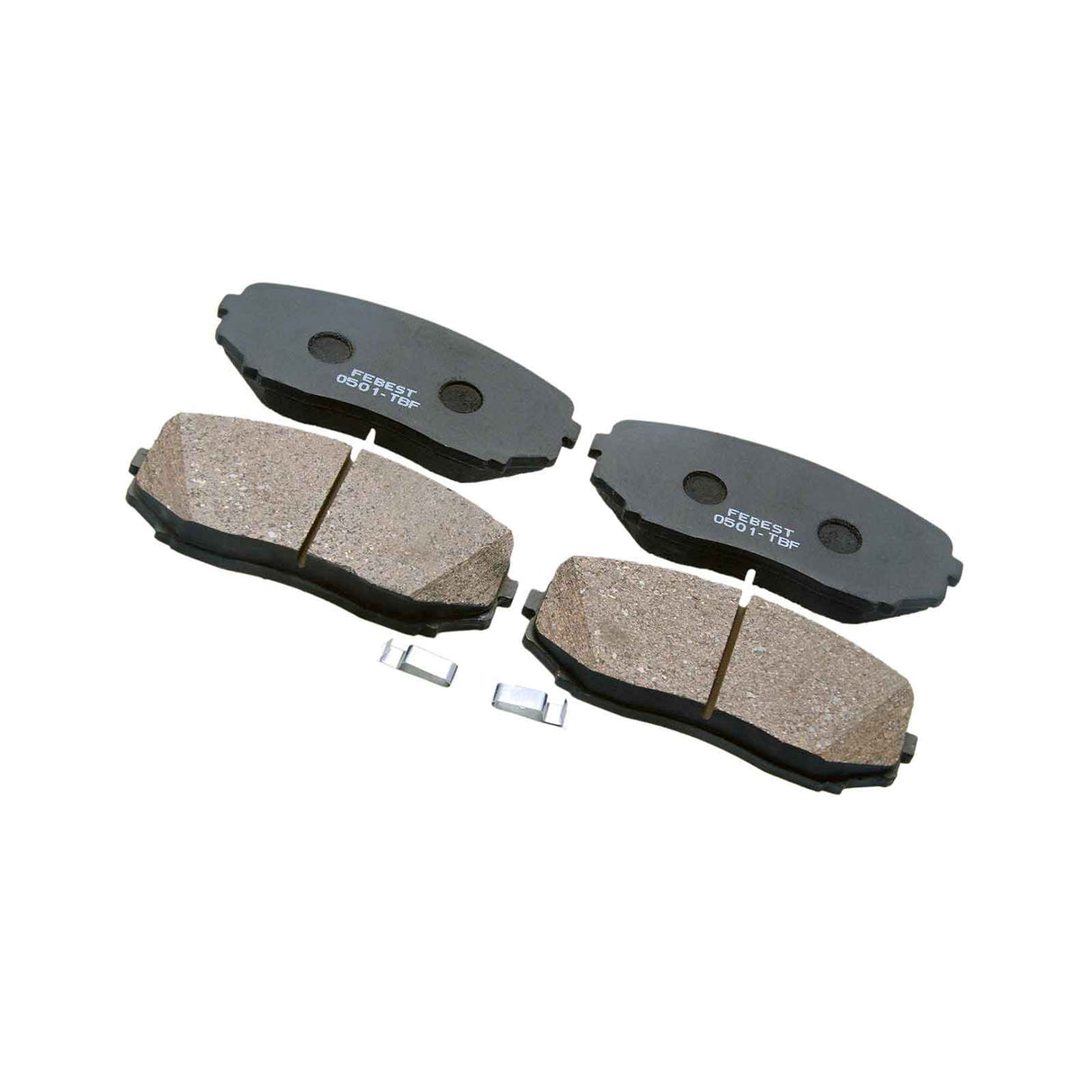 0501-TBF - PAD KIT, DISC BRAKE, FRONT Braking System, Brake Pads