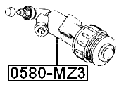 0580-MZ3 - CLUTCH SLAVE CYLINDER