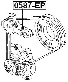 0587-EP - TENSION PULLEY