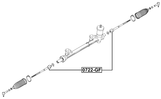0722-GF - STEERING TIE ROD