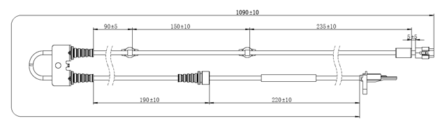 07606-001 - ABS SENSOR FRONT LEFT