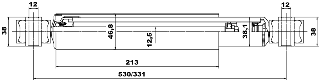 07656564R - REAR SHOCK ABSORBER