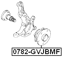 0782-GVJBMF - FRONT WHEEL HUB