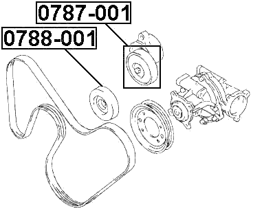 0788-001 - PULLEY IDLER