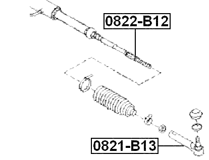 0822-B12 - STEERING TIE ROD