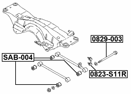 0829-003 - CAMBER ADJUSTING ECCENTRIC BOLT