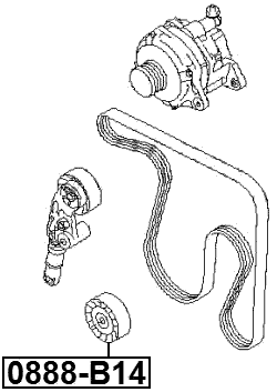 0888-B14 - PULLEY IDLER