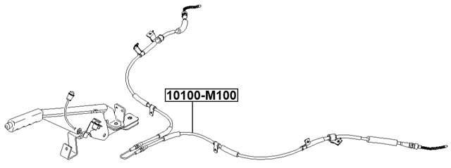 10100-M100 - PARKING BRAKE CABLE