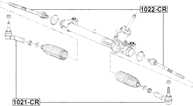 1021-CR - STEERING TIE ROD END