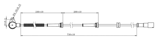 10606-001 - ABS SENSOR FRONT LEFT