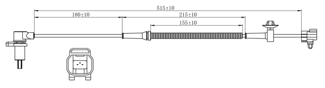 10606-005 - ABS SENSOR REAR