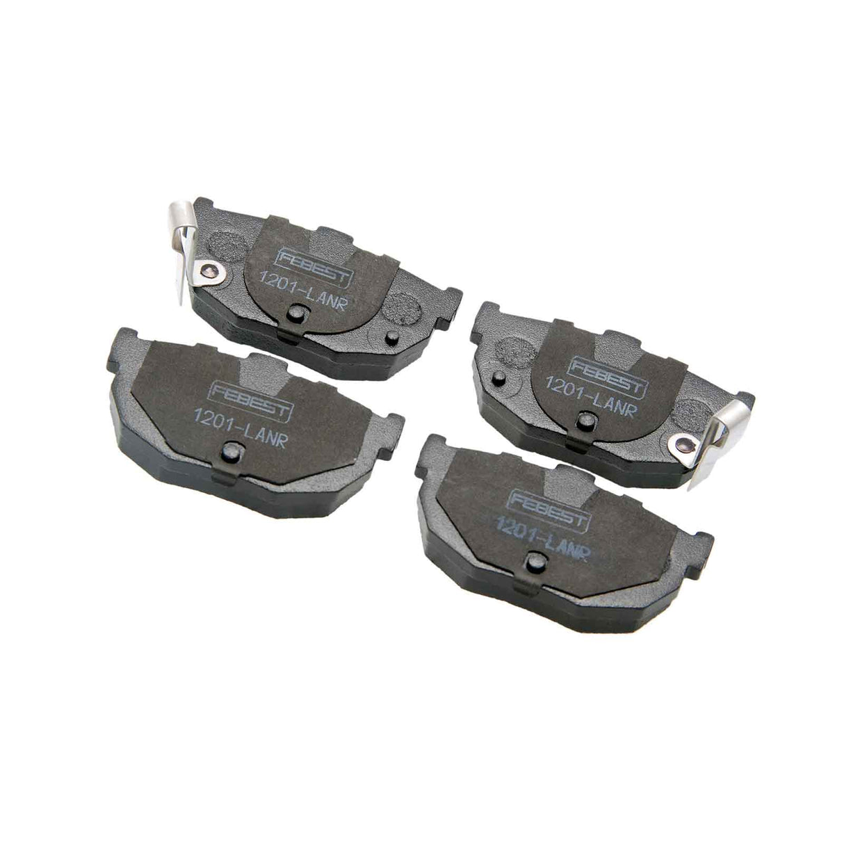 1201-LANR - PAD KIT, DISC BRAKE, REAR - KIT (WITH ANTI SQUEAL SHIM) Braking System, Brake Pads