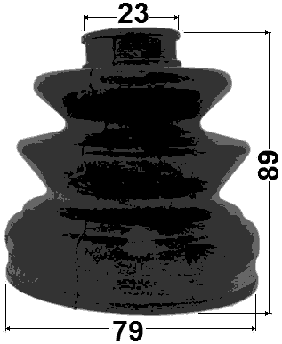 1215-SANFER - BOOT INNER CV JOINT KIT 79X89X23